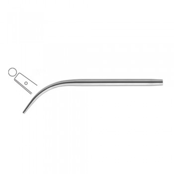 Suction Tube Stainless Steel, 14 cm - 5 1/2" Diameter 4.0 mm Ø